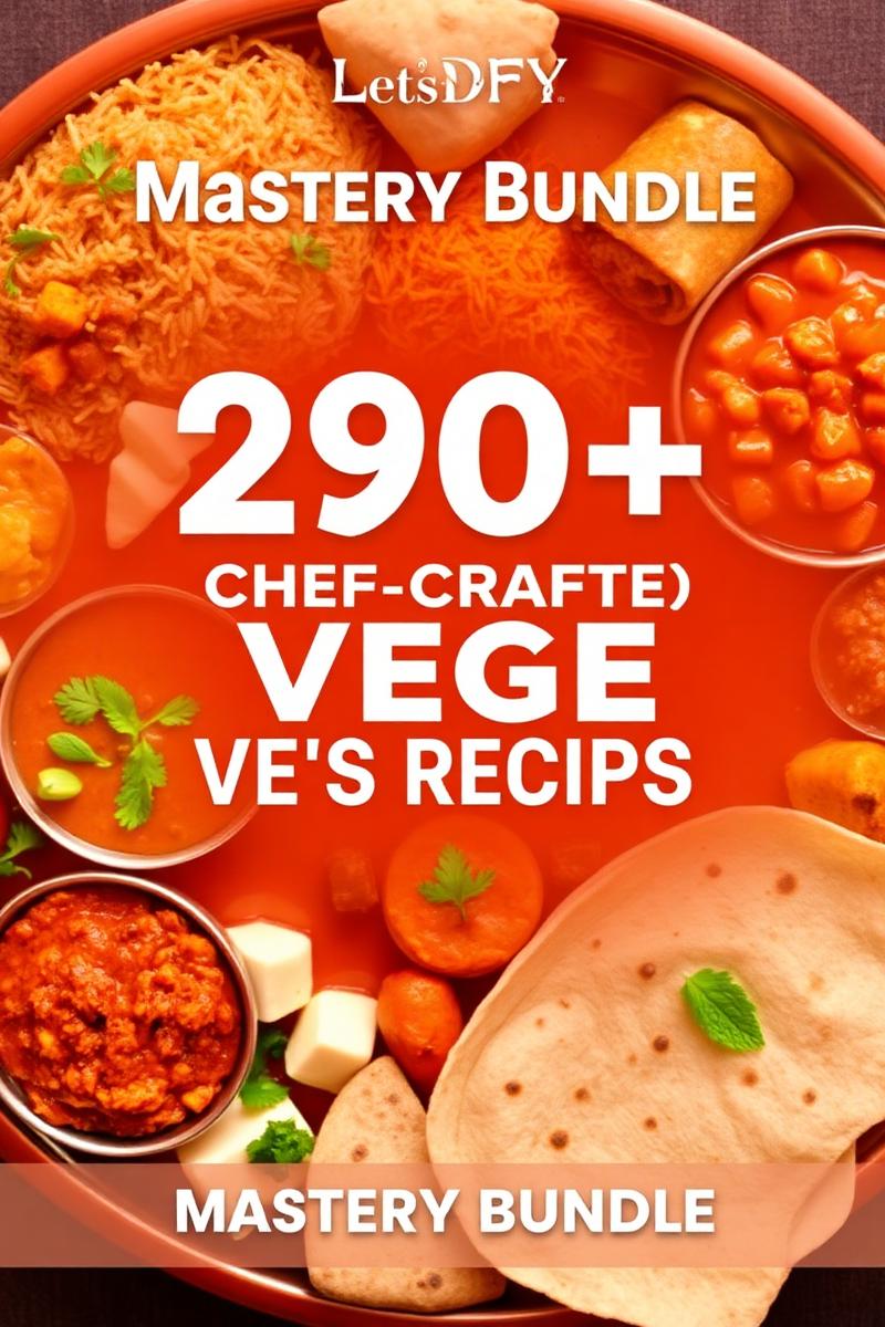 290+ Chef-Crafted Veg Recipes. One Mastery Bundle.